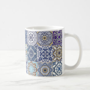 Caneca De Café mug azulejos mixte