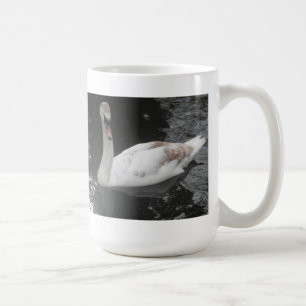 Caneca De Café Mug Baby Swan Natação