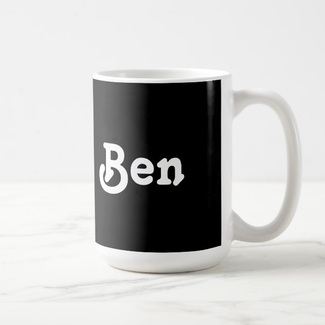 Caneca De Café Mug Ben (Direita)