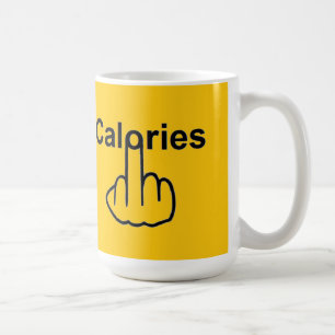 Caneca De Café Mug Bird Flipping Calories
