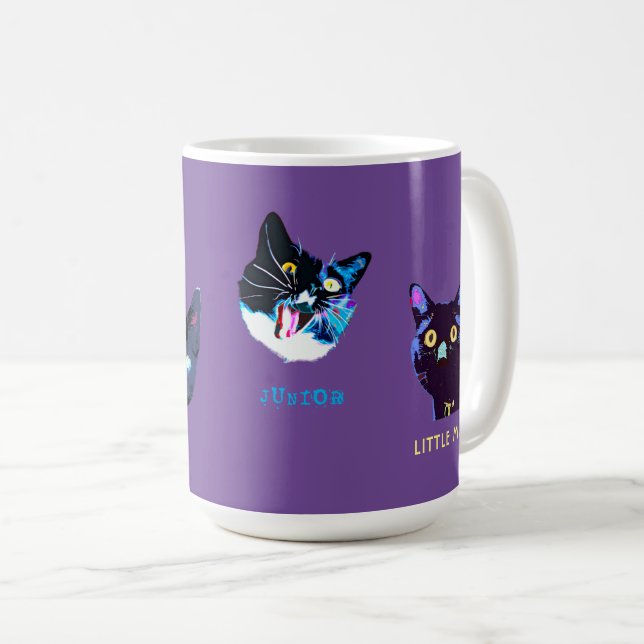Caneca De Café Mug Black Cat Club (Frente Esquerda)
