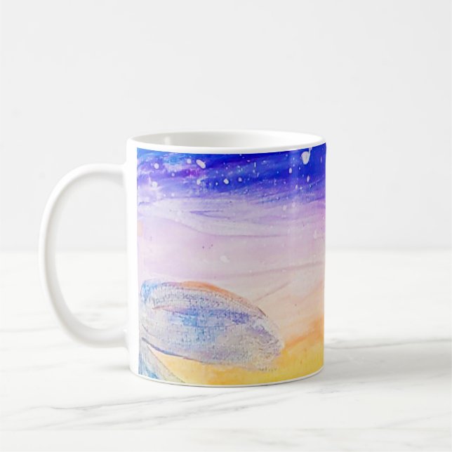 Caneca De Café Mug - Blue Rocks by KLM (Esquerda)