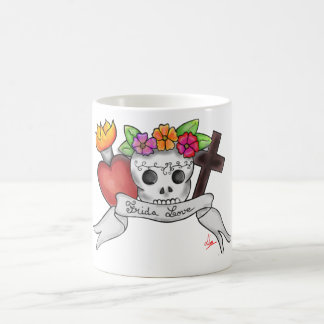 Caneca De Café Mug branco Frida Love