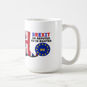 Caneca De Café Mug British Brexit UK Refúgios UE é enraizada