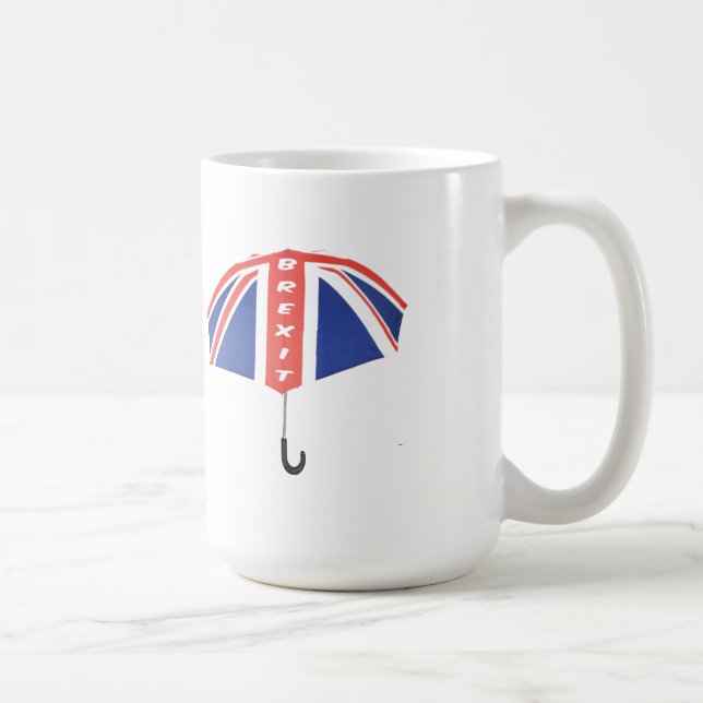 Caneca De Café Mug British Brollie Brexit (Direita)