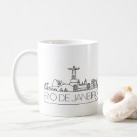 Mug Café Estilizado No Rio De Janeiro