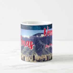 Caneca De Café Mug Café Feliz Natal Venezuela, personalizável