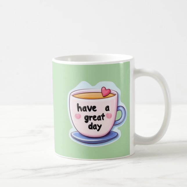 Caneca De Café Mug Café Melhor - Presente Familiar Positivo (Direita)