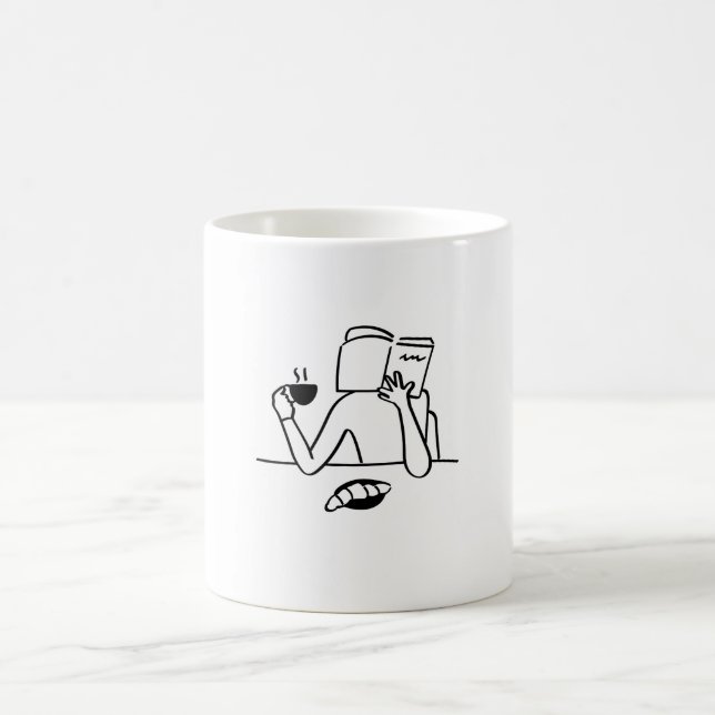 Caneca De Café Mug cafés new desgin logo livre (Centro)