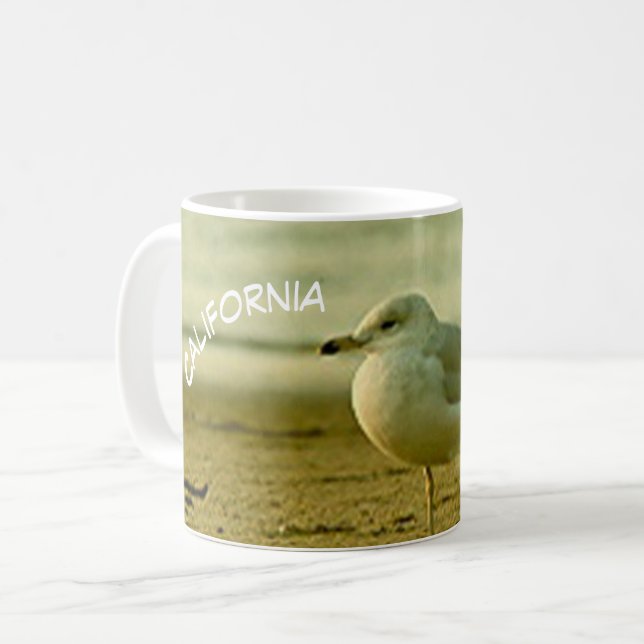 Caneca De Café Mug - California Seagull (Frente Esquerda)
