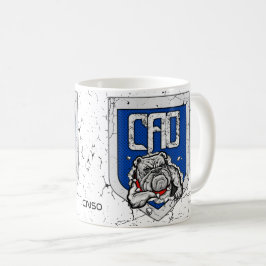 CANECA DE CAFÉ MUG CAO BLANC