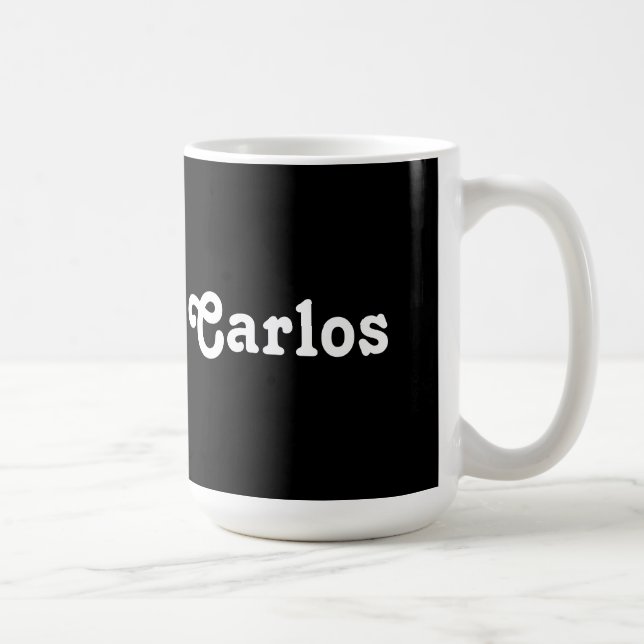 Caneca De Café Mug Carlos (Direita)
