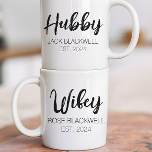 Caneca De Café Mug Casal Personalizado para Casamento Favorece Su