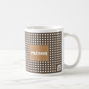 Caneca De Café Mug castanho personalizar - mim Super Papá
