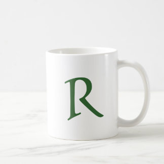 Caneca De Café Mug Celta Verde Monograma