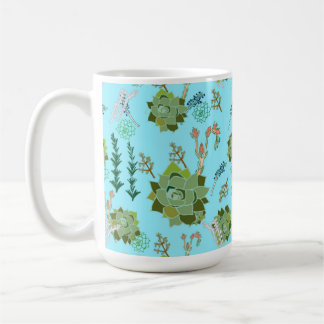 Caneca De Café Mug chamou o suculento jardim de Liz