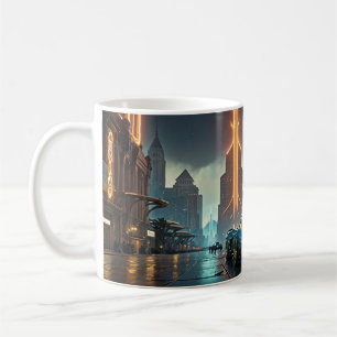 Caneca De Café Mug - Cidade Futurística #11