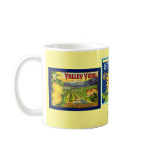 Mug - Claremont CA - Etiquetas de Taxa de Fruta