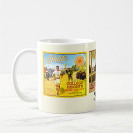 Caneca De Café Mug - Claremont CA - Etiquetas de Taxa de Fruta