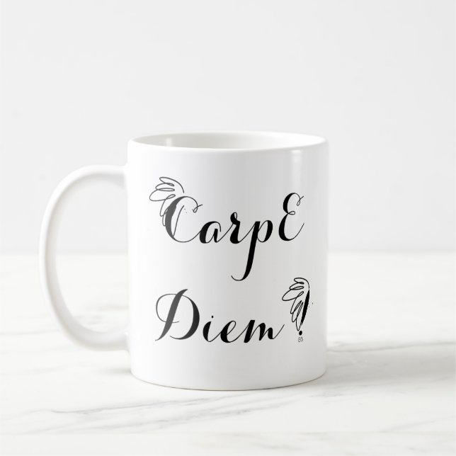 Caneca De Café Mug classique Carpe Diem (Esquerda)