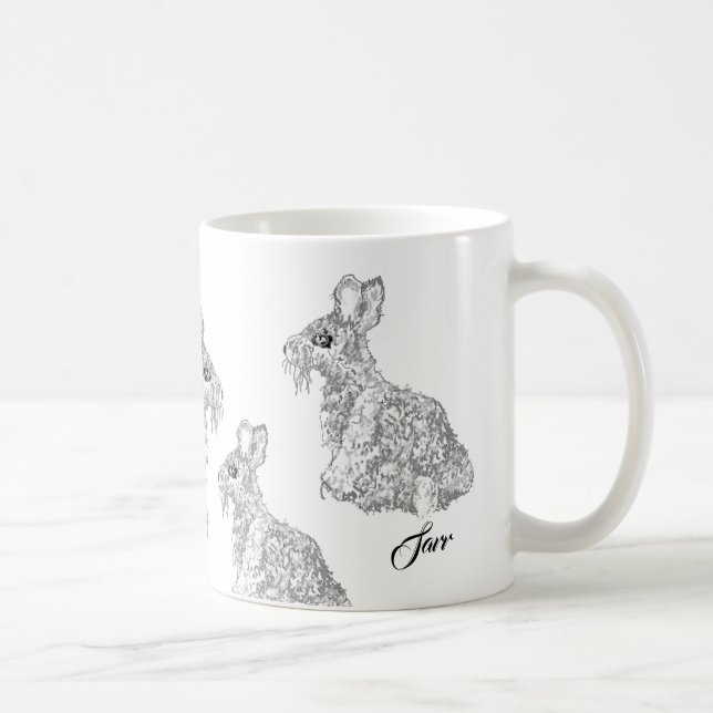 Caneca De Café Mug: Coelho (Direita)