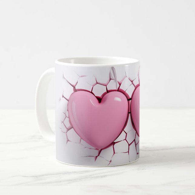 Caneca De Café Mug Coeur Série 1 (Frente Esquerda)