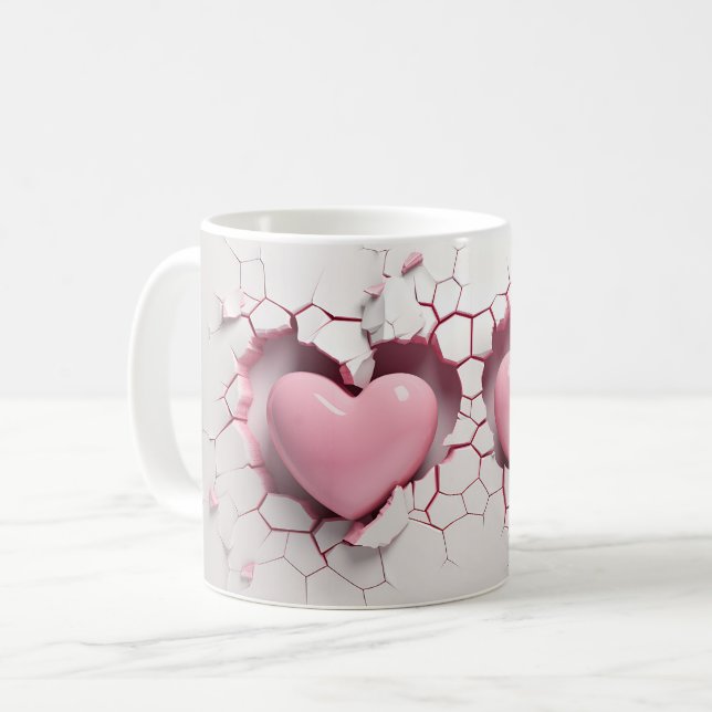 Caneca De Café Mug Coeur Série 1-10 (Frente Esquerda)