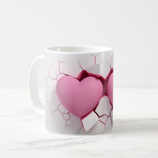 Caneca De Café Mug Coeur Série 1-11 (Frente Esquerda)