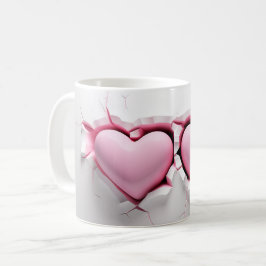 Caneca De Café Mug Coeur Série 1-2