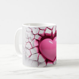 Caneca De Café Mug Coeur Série 1-3
