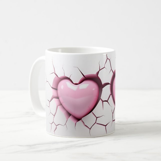 Caneca De Café Mug Coeur Série 1-5 (Frente Esquerda)