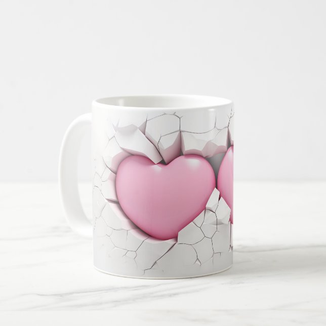 Caneca De Café Mug Coeur Série 1-7 (Frente Esquerda)