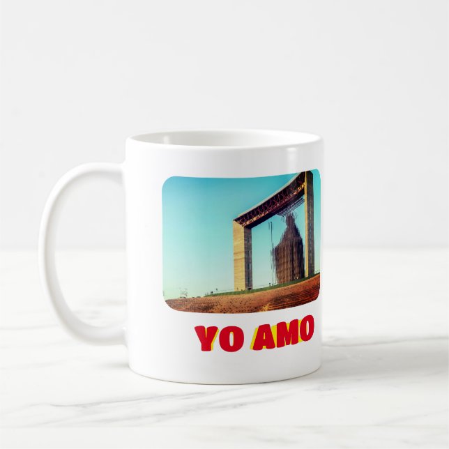 Caneca De Café Mug Coffee mug Eu amo Venezuela, personalizável (Esquerda)
