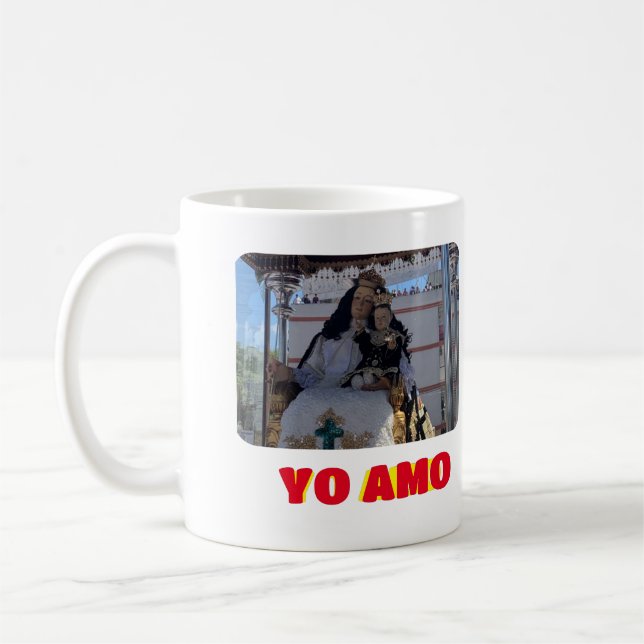 Caneca De Café Mug Coffee mug Eu amo Venezuela, personalizável (Esquerda)