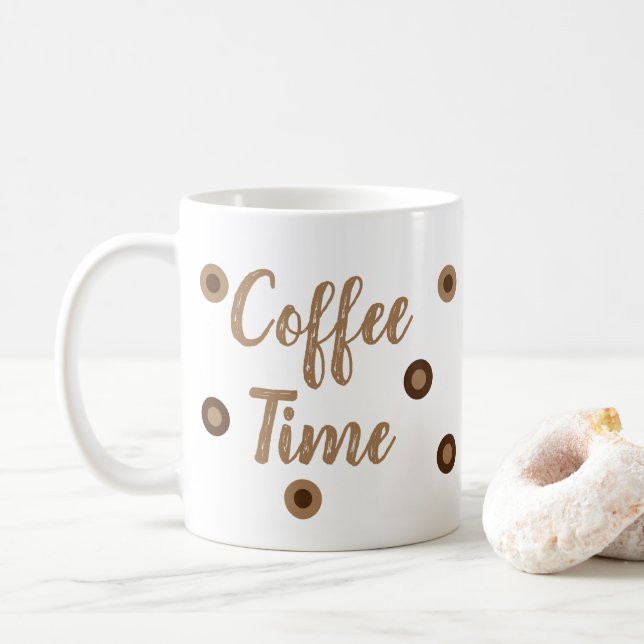 Caneca De Café Mug Coffee Time (Com Donut)