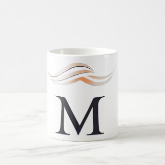 Caneca De Café Mug com a letra "M"