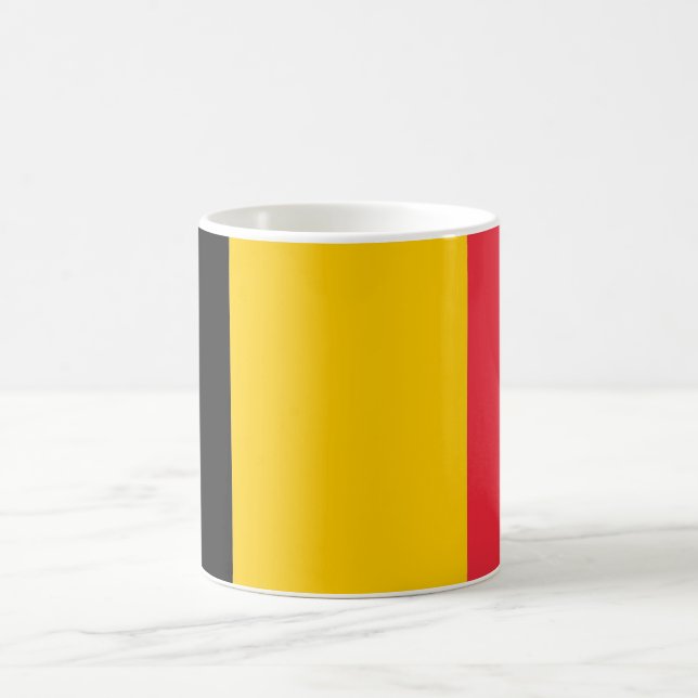 Caneca De Café Mug com bandeira da Bélgica (Centro)