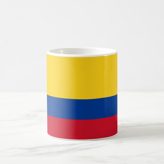 Caneca De Café Mug com bandeira da Colômbia (Centro)