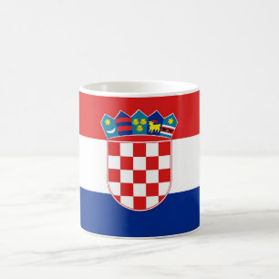 Caneca De Café Mug com bandeira da Croácia