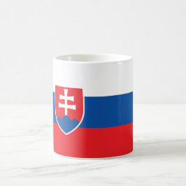 Caneca De Café Mug com bandeira da Eslováquia