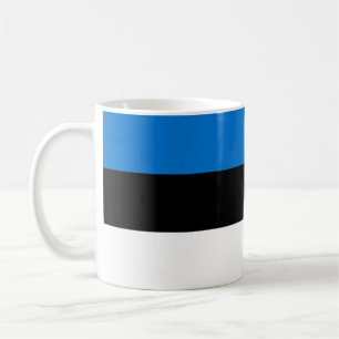 Caneca De Café Mug com bandeira da Estônia