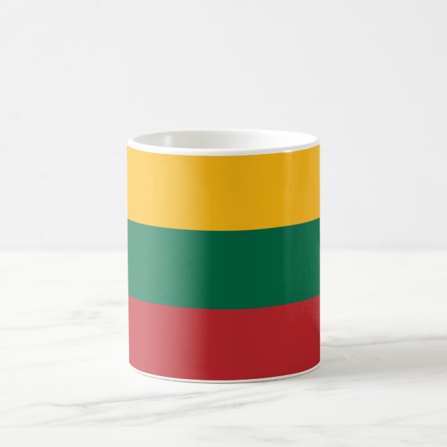 Caneca De Café Mug com bandeira da Lituânia (Centro)
