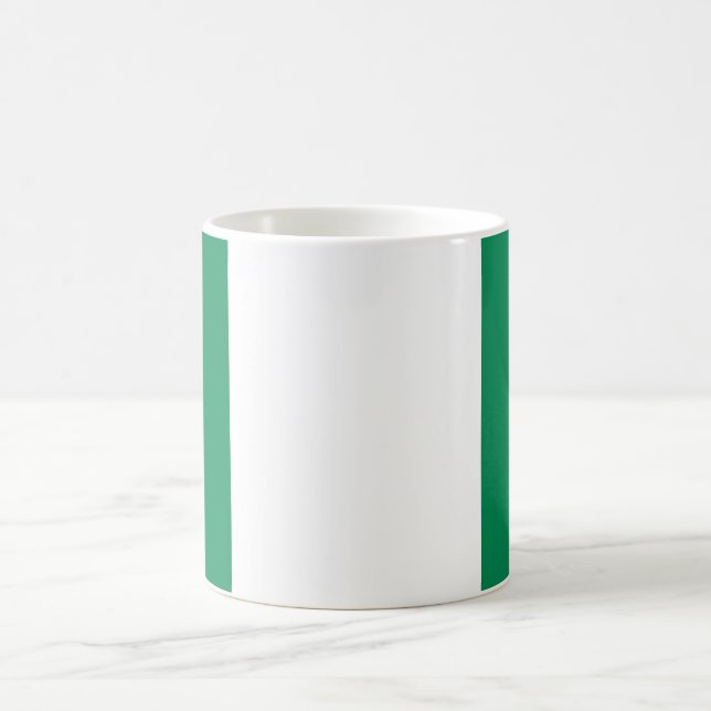 Caneca De Café Mug com bandeira da Nigéria (Centro)