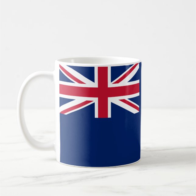 Caneca De Café Mug com bandeira da Nova Zelândia (Esquerda)