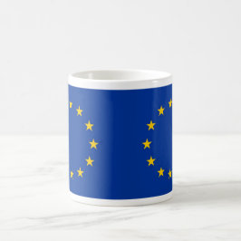 Caneca De Café Mug com bandeira da União Europeia