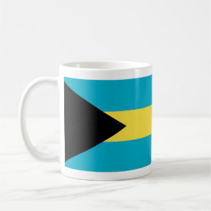 Caneca De Café Mug com Bandeira das Bahamas