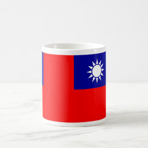Caneca De Café Mug com bandeira de Taiwan