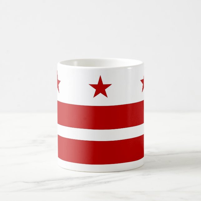 Caneca De Café Mug com bandeira de Washington DC - EUA (Centro)