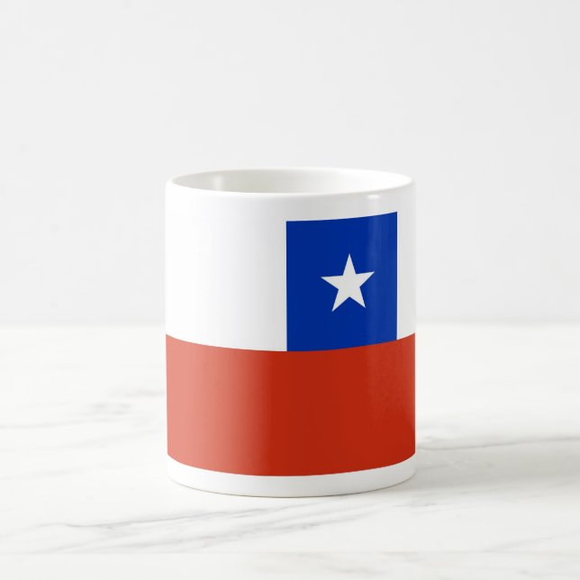 Caneca De Café Mug com Bandeira do Chile (Centro)