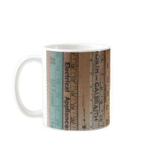 Mug com bitolas Vintage